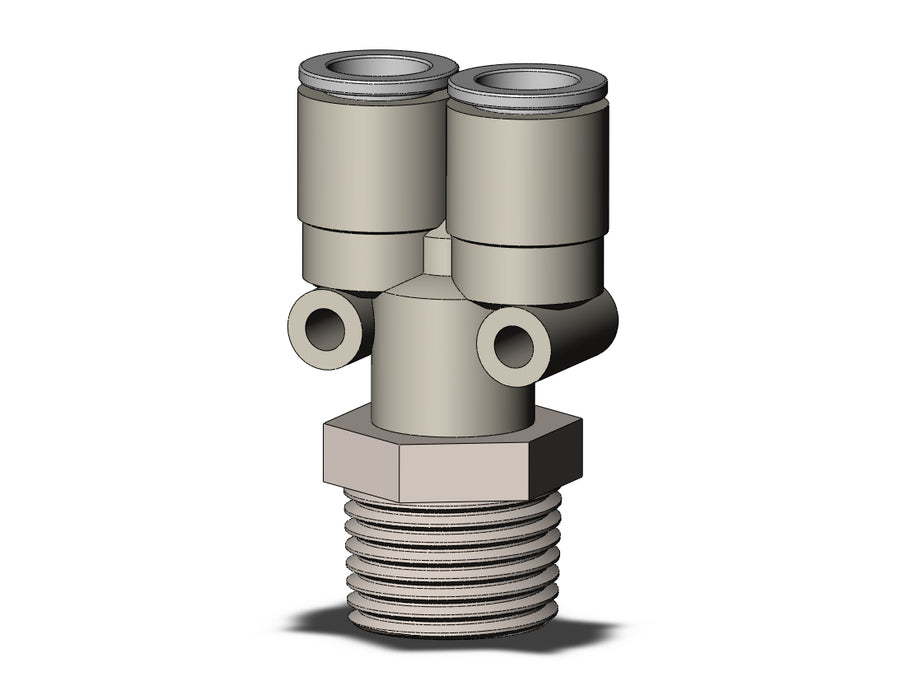 KQ2U10-04NS FITTING, BRANCH Y