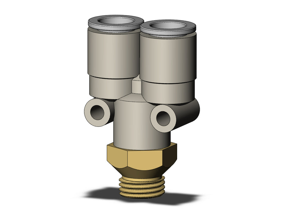 KQ2U10-U02A FITTING, BRANCH Y