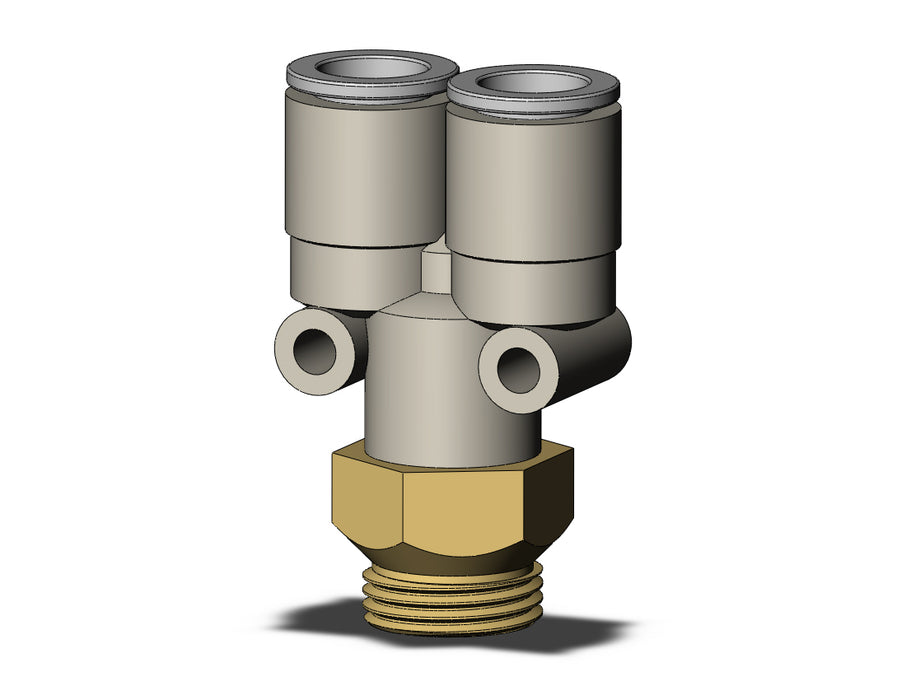 KQ2U10-U03A FITTING, BRANCH Y