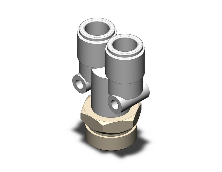 KQ2U10-U04A FITTING, BRANCH Y