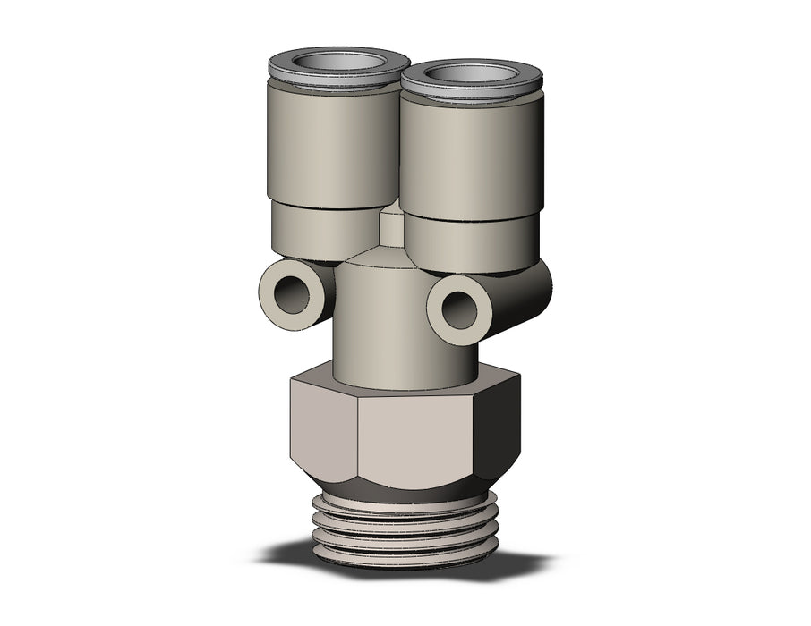 KQ2U10-U04N FITTING, BRANCH Y
