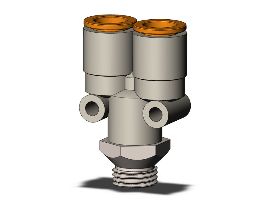 KQ2U11-U02N FITTING, BRANCH Y