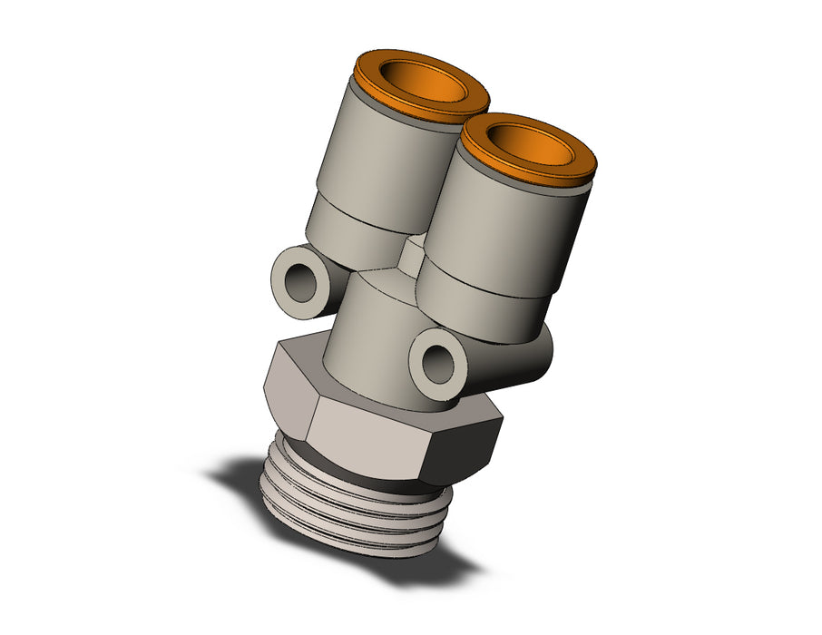 KQ2U11-U04N FITTING, BRANCH Y