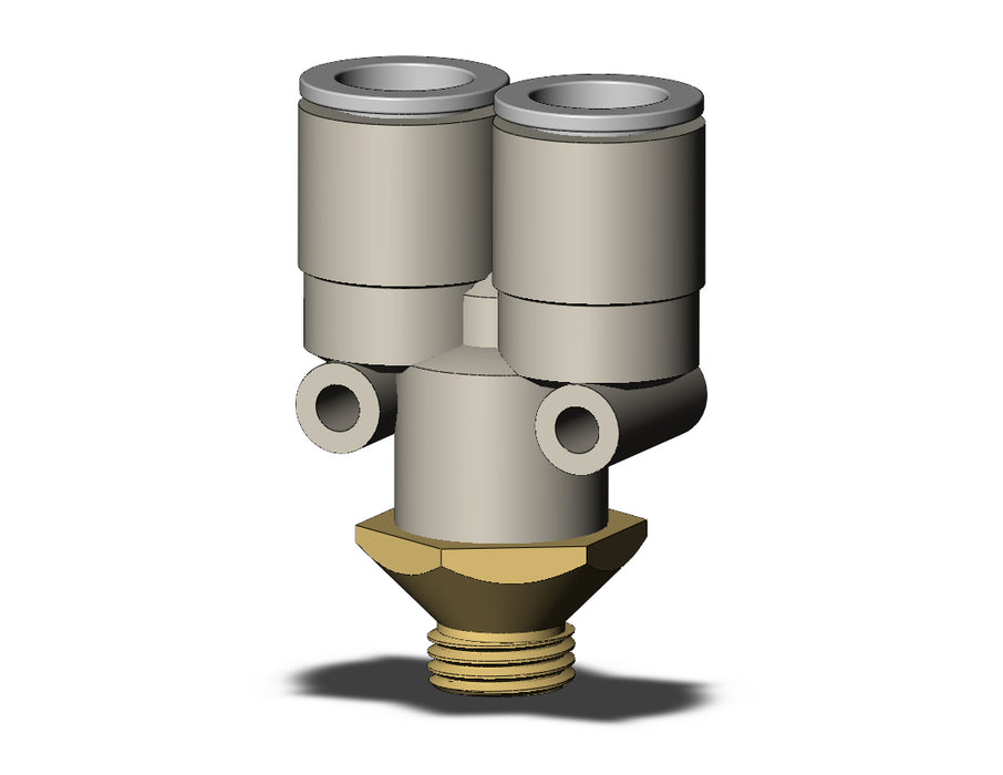 KQ2U12-U02A FITTING, BRANCH Y