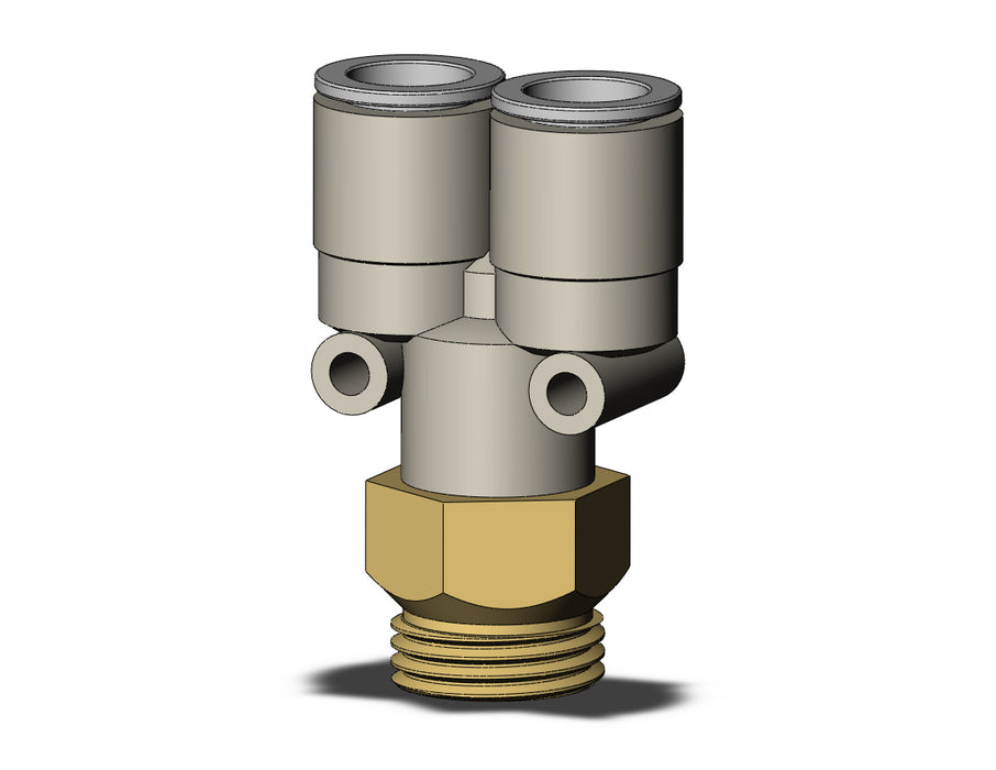 KQ2U12-U04A FITTING, BRANCH Y