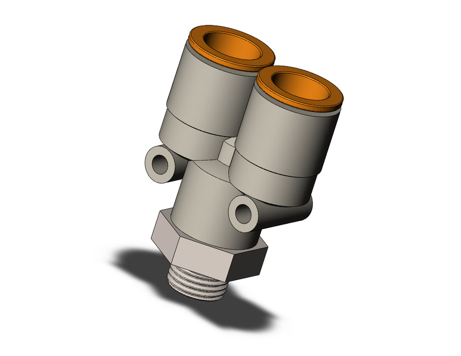 KQ2U13-02NP FITTING, BRANCH Y