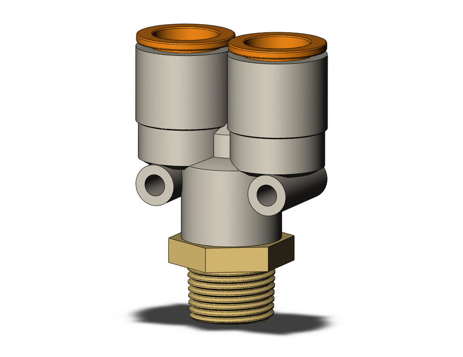 KQ2U13-03AS FITTING, BRANCH Y