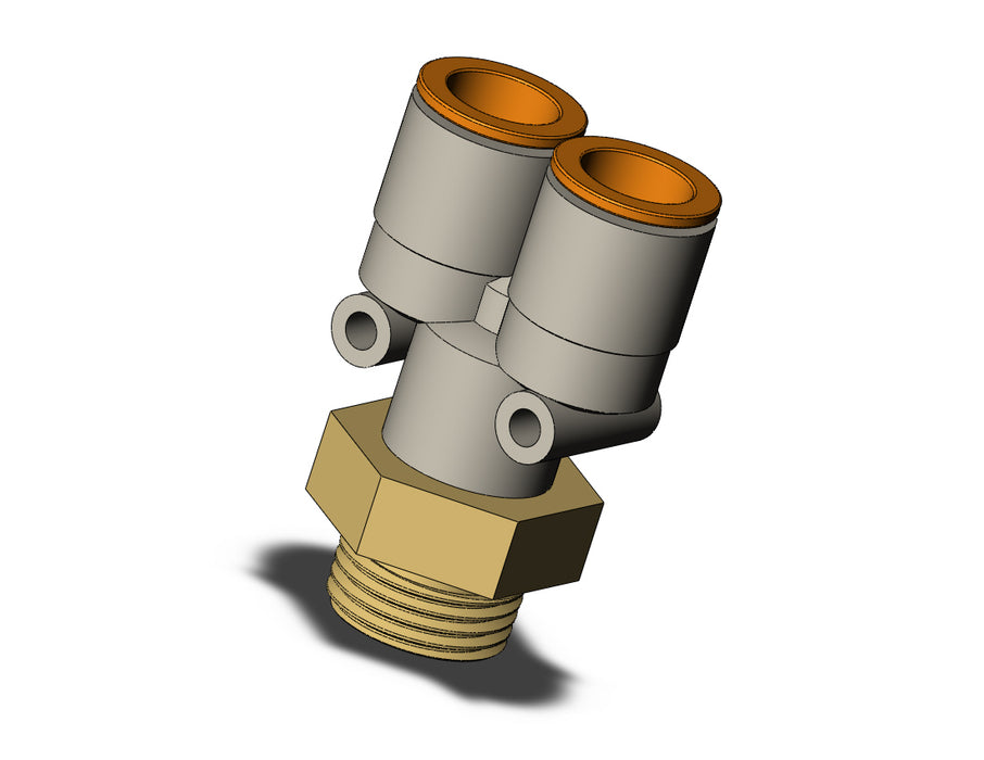 KQ2U13-04AP FITTING, BRANCH Y