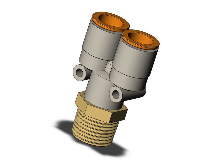 KQ2U13-04A FITTING, BRANCH Y