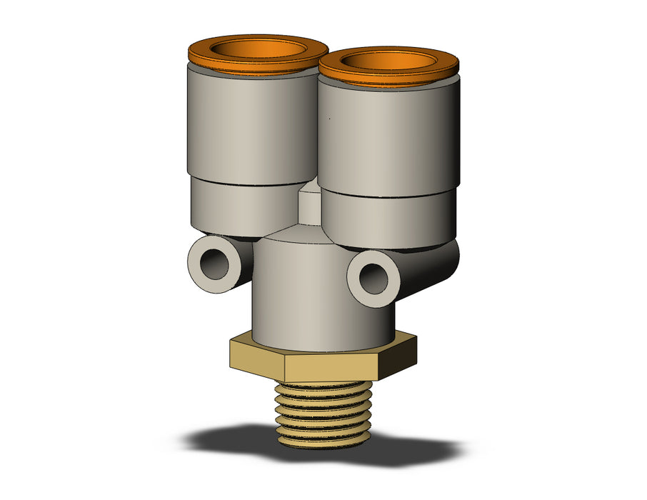 KQ2U13-35AS FITTING, BRANCH Y
