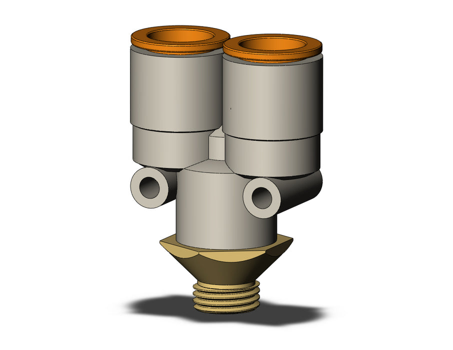 KQ2U13-U02A FITTING, BRANCH Y