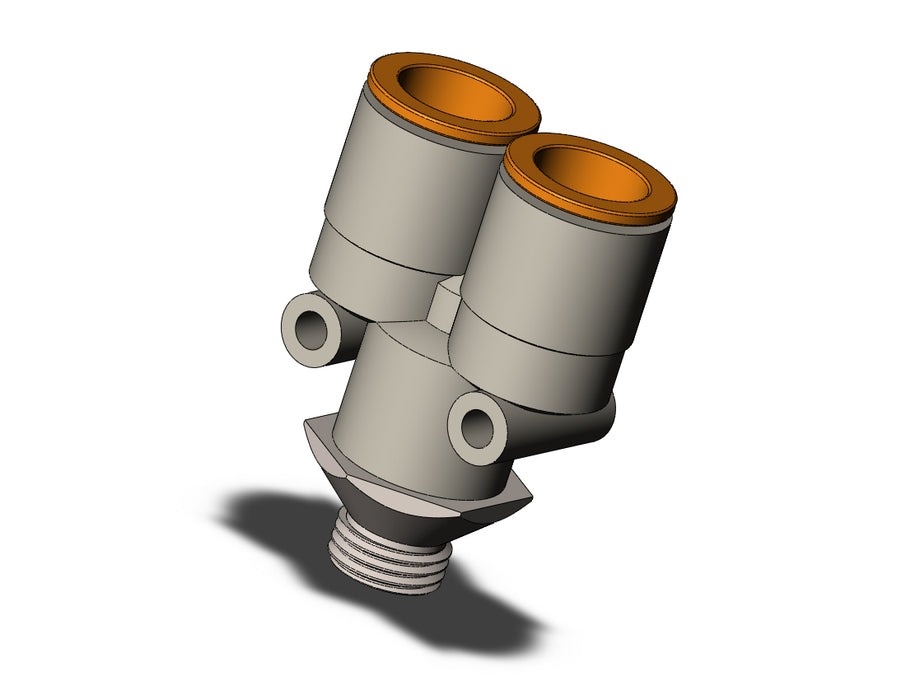 KQ2U13-U02N FITTING, BRANCH Y