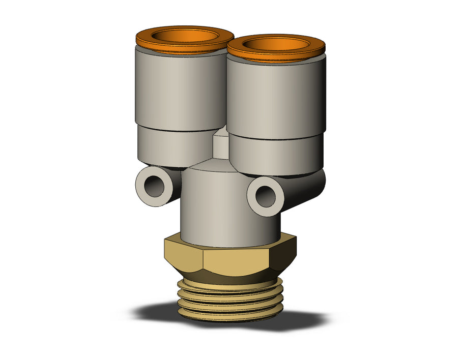 KQ2U13-U04A FITTING, BRANCH Y