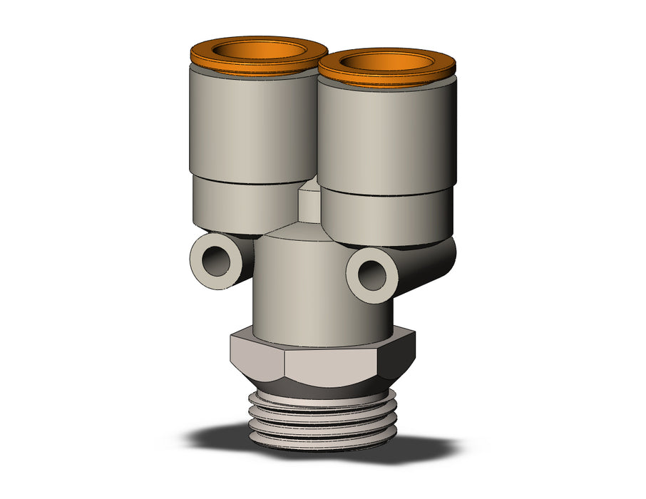 KQ2U13-U04N FITTING, BRANCH Y