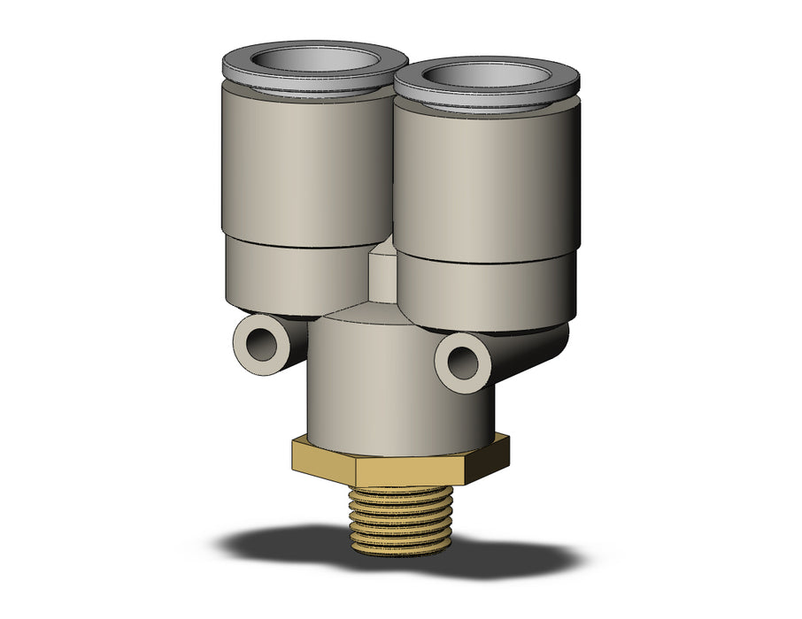 KQ2U16-02AS FITTING, BRANCH Y