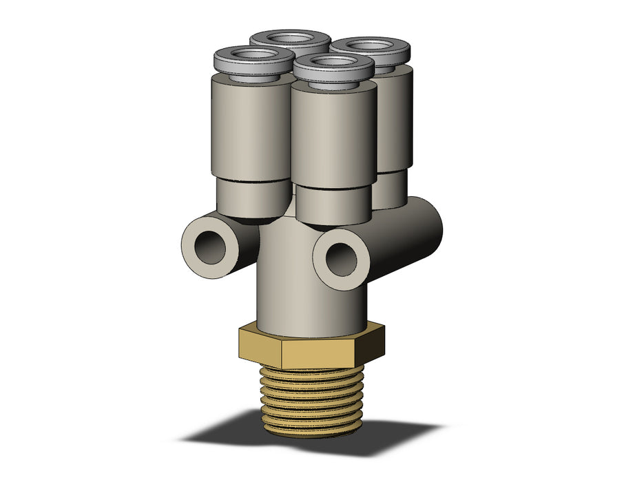 KQ2UD04-01AS FITTING, DIFF DIA DOUBLE UNION Y