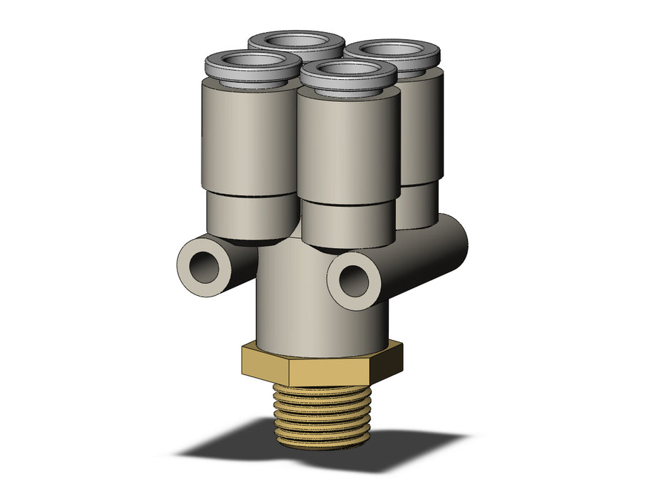 KQ2UD06-01AS FITTING, DIFF DIA DOUBLE UNION Y