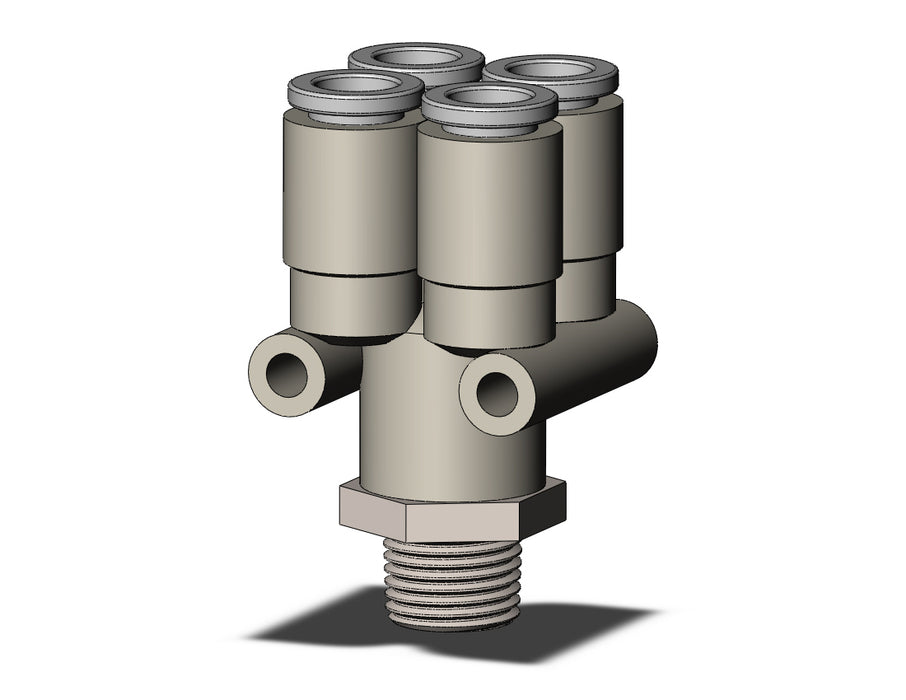KQ2UD06-01NS FITTING, DIFF DIA DOUBLE UNION Y