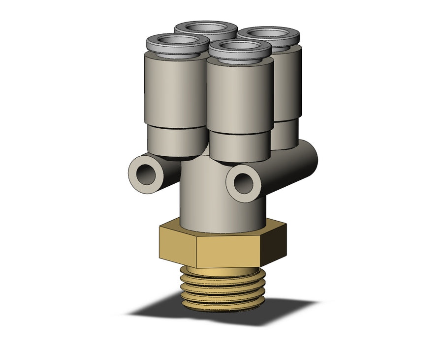 KQ2UD06-02AP FITTING, DIFF DIA DOUBLE UNION Y