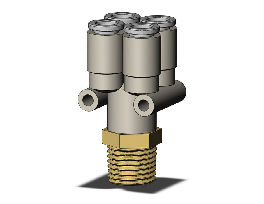 KQ2UD06-02AS FITTING, DIFF DIA DOUBLE UNION Y