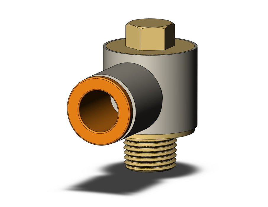 KQ2V09-34AS FITTING, UNI MALE ELBOW