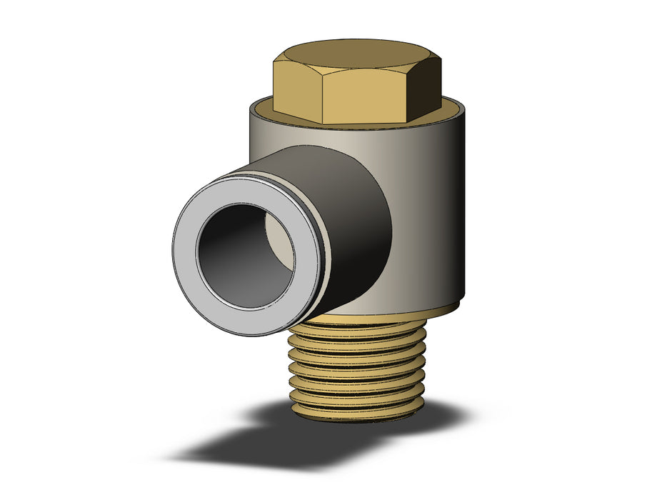 KQ2V10-02A FITTING, UNI MALE ELBOW