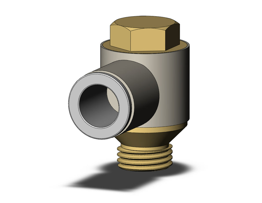 KQ2V10-U02A FITTING, UNI MALE ELBOW