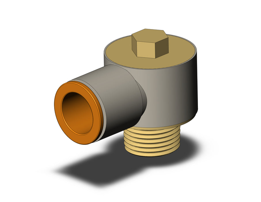 KQ2V13-36AS FITTING, UNI MALE ELBOW