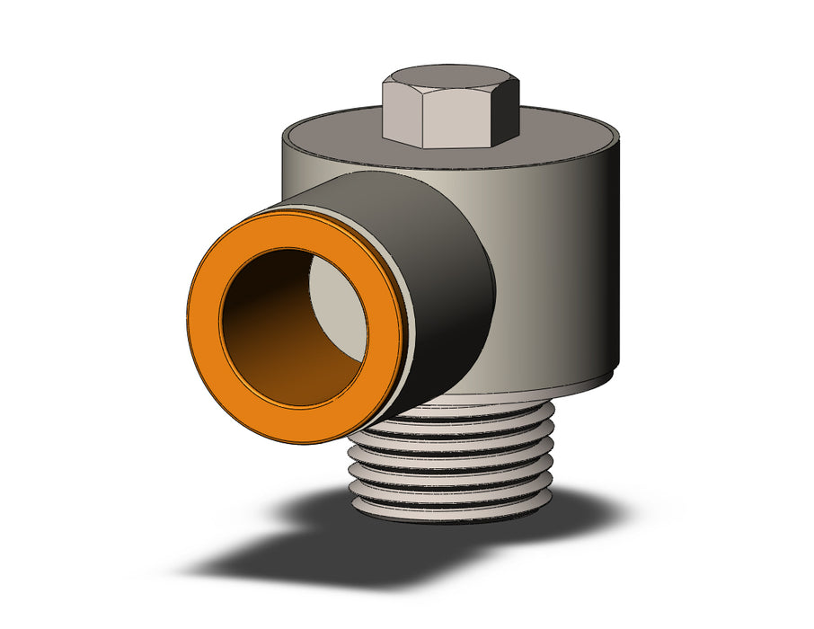 KQ2V13-36NS FITTING, UNI MALE ELBOW