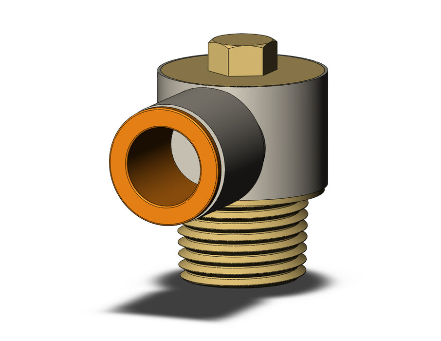 KQ2V13-37AS FITTING, UNI MALE ELBOW