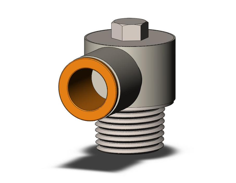 KQ2V13-37NS FITTING, UNI MALE ELBOW