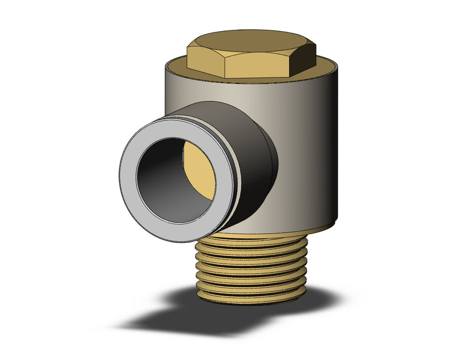 KQ2V16-04AS FITTING, UNI MALE ELBOW