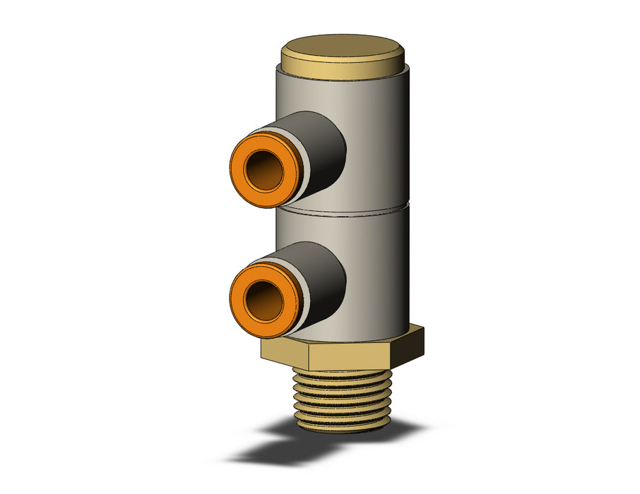 KQ2VD03-34AS FITTING, DBLE UNI MALE ELBOW
