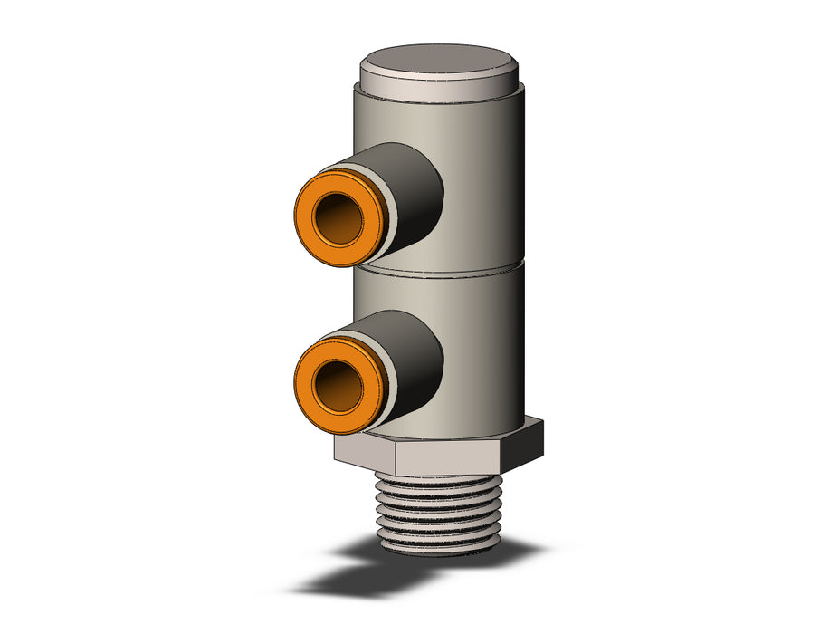 KQ2VD03-34NS FITTING, DBLE UNI MALE ELBOW