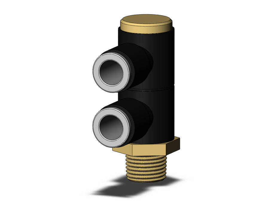 KQ2VD06-01AS-X35 FITTING, DBLE UNI MALE ELBOW