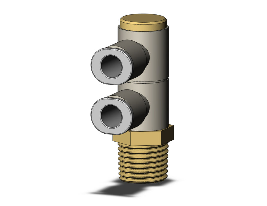 KQ2VD06-02AS1 FITTING, DBL UNI MALE ELBOW
