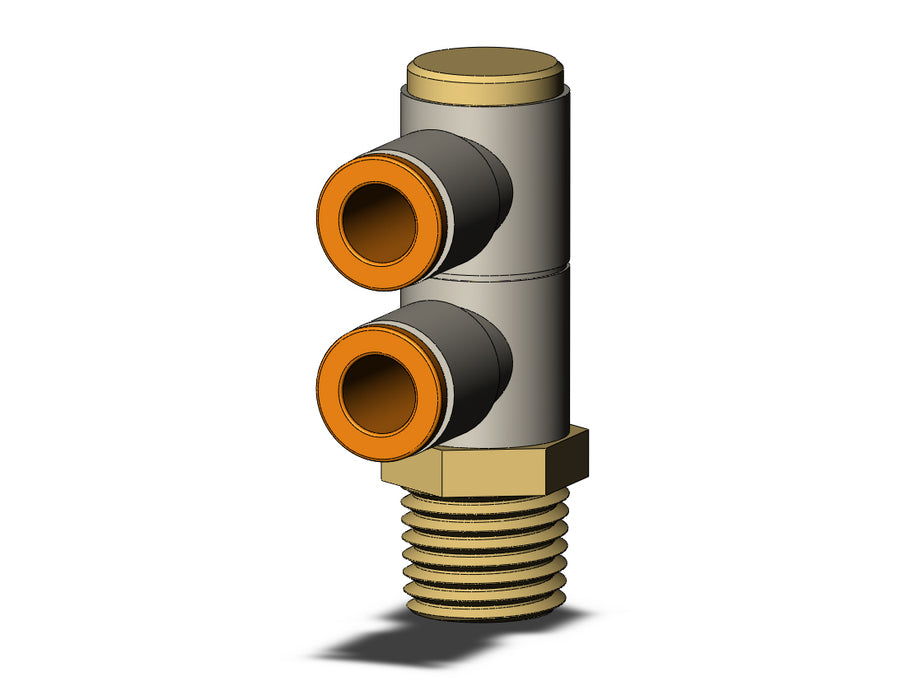KQ2VD07-35AS FITTING, DBLE UNI MALE ELBOW