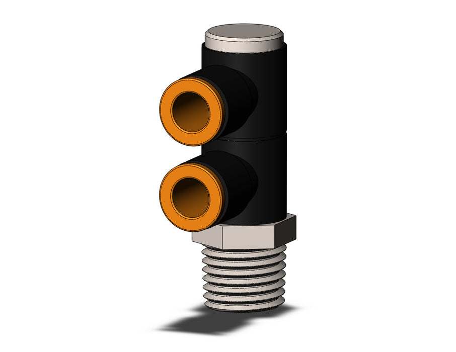 KQ2VD07-35NS-X35 FITTING, DBLE UNI MALE ELBOW