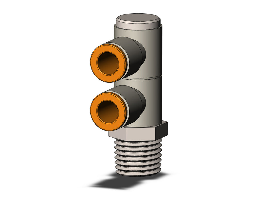 KQ2VD07-35NS FITTING, DBLE UNI MALE ELBOW