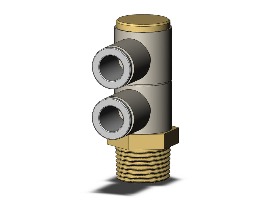 KQ2VD08-03AS FITTING, DBLE UNI MALE ELBOW
