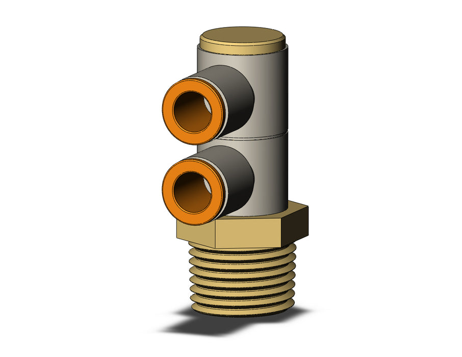 KQ2VD09-37AS FITTING, DBLE UNI MALE ELBOW