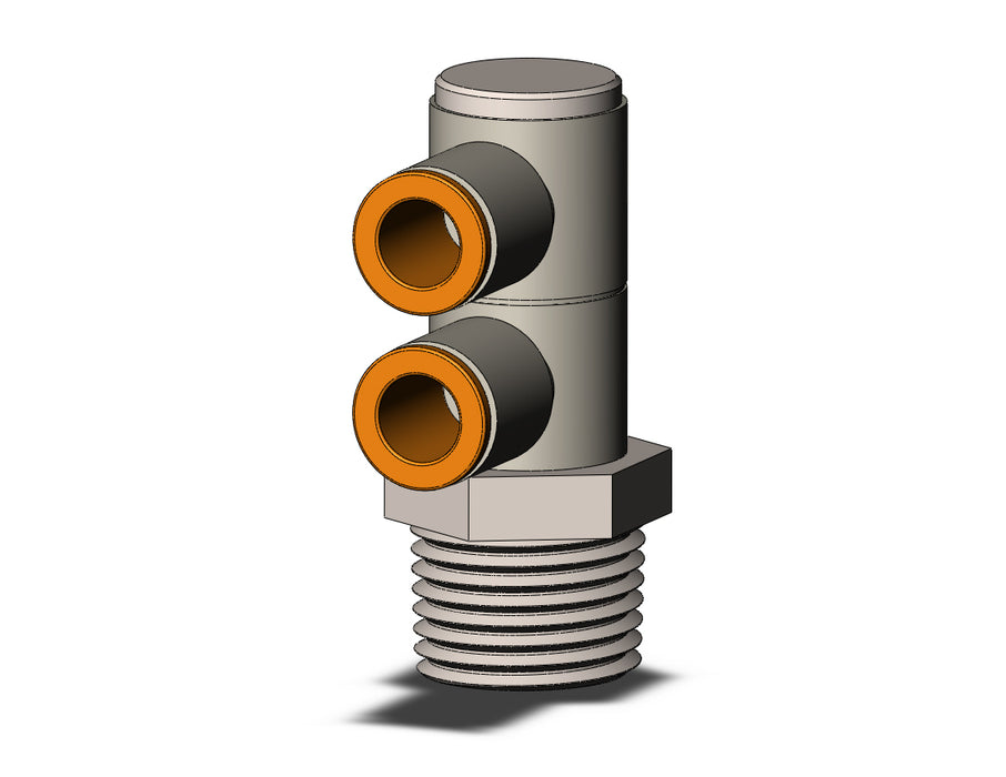KQ2VD09-37NS FITTING, DBLE UNI MALE ELBOW