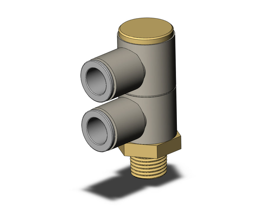 KQ2VD10-02AS FITTING, DBLE UNI MALE ELBOW