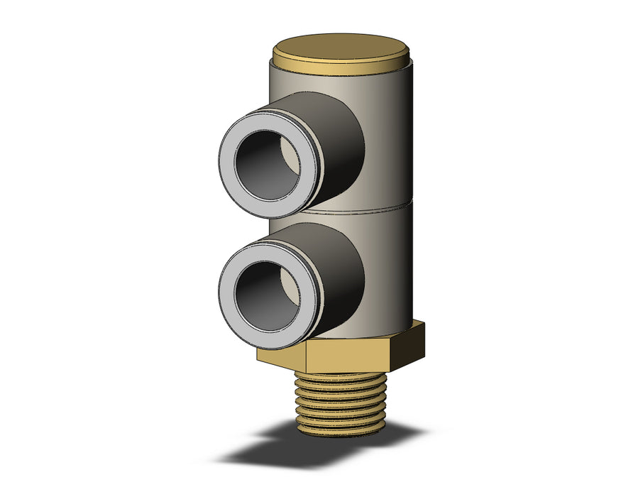 KQ2VD10-02A FITTING, DBLE UNI MALE ELBOW
