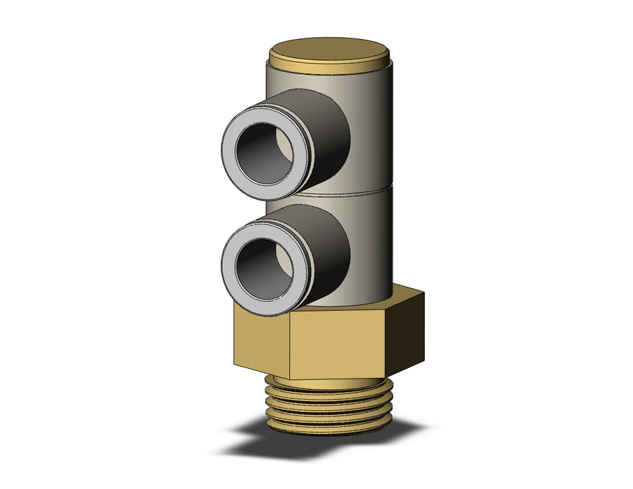KQ2VD10-04AP FITTING, DBLE UNI MALE ELBOW