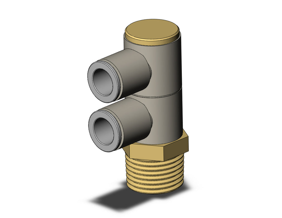 KQ2VD10-04AS FITTING, DBLE UNI MALE ELBOW