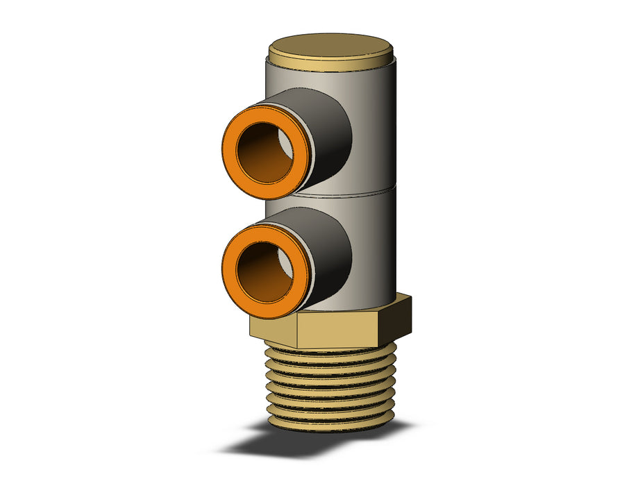 KQ2VD11-37AS FITTING, DBLE UNI MALE ELBOW