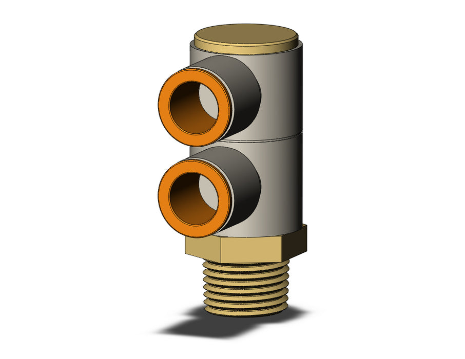 KQ2VD13-37AS FITTING, DBLE UNI MALE ELBOW