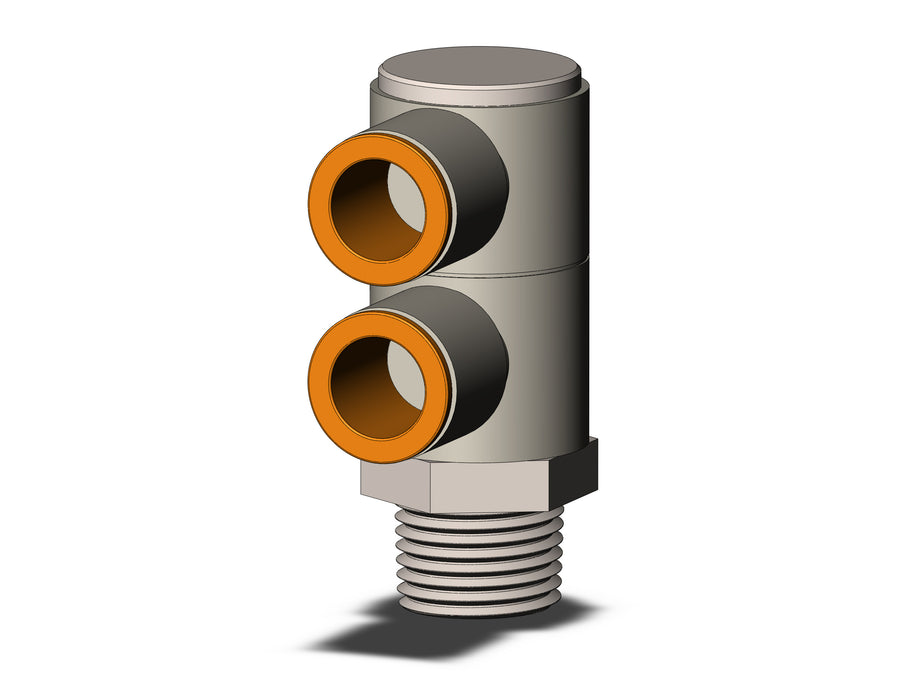 KQ2VD13-37NS FITTING, DBLE UNI MALE ELBOW