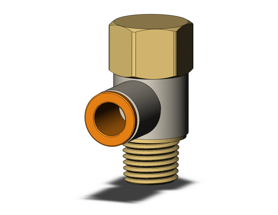 KQ2VF09-35A FITTING, UNI MALE ELBOW